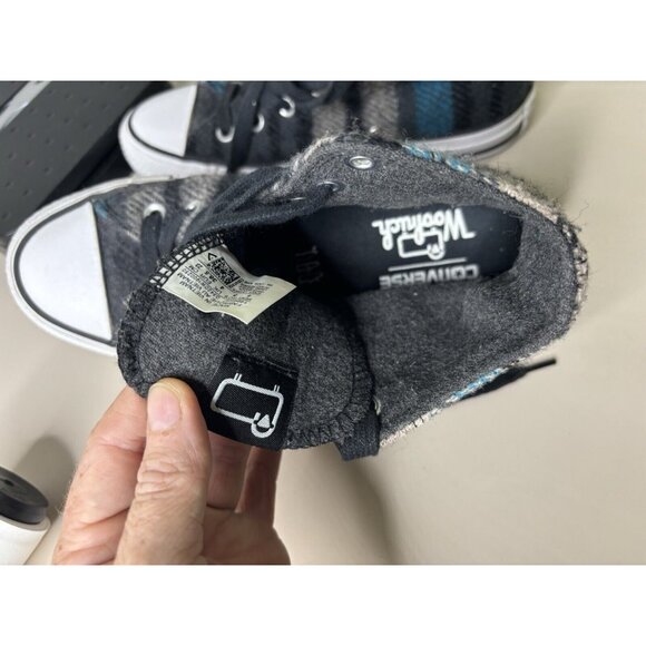 Converse x Woolrich Chuck Taylor Wool Plaid (Women Sz 6 Men Sz 4 ) All Star EUC - Picture 7 of 7